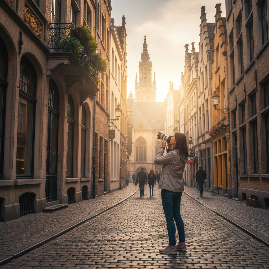 Realistische foto passend bij Op zoek naar de beste fotograaf Antwerpen voor unieke beelden? voor we